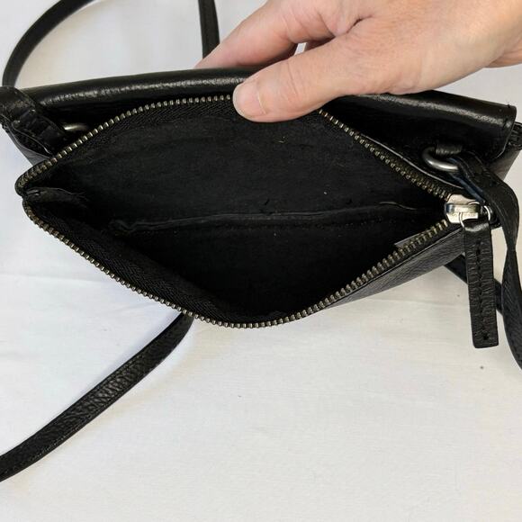 J. Jill Pebbled Leather Crossbody Bag | Black | Adjustable Strap Purse | EUC - Picture 6 of 10